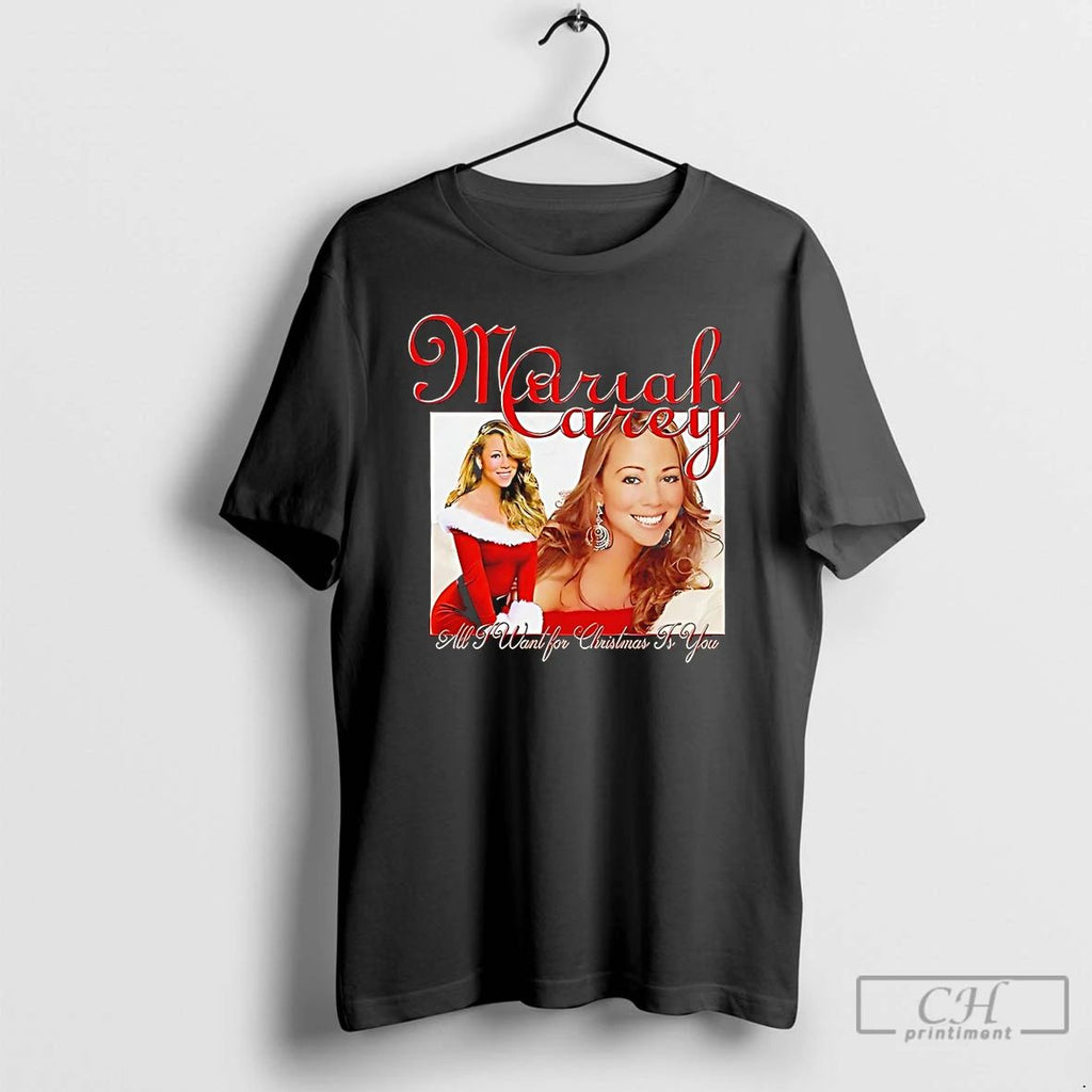 Classic Mariah Carey All I Want For Christmas Is You T Shirts