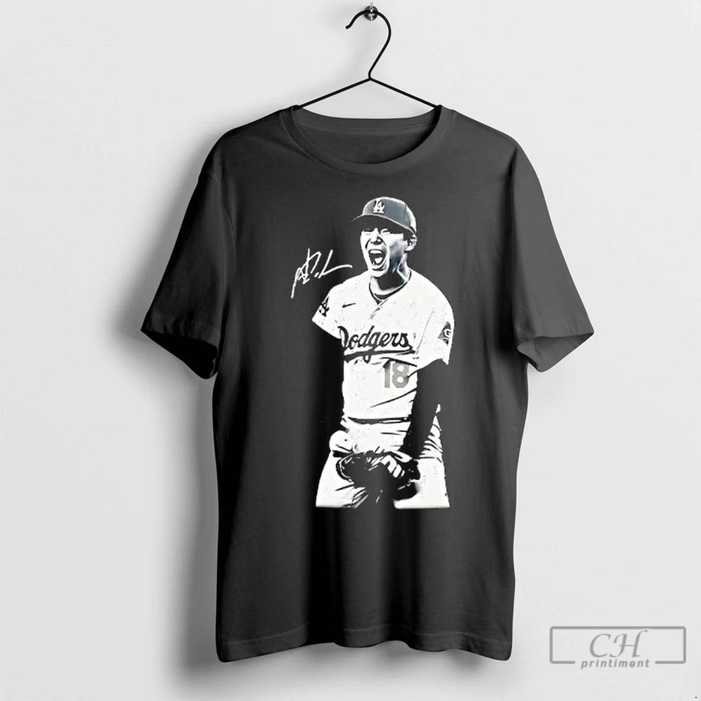 Premium Yoshinobu Yamamoto Dodgers Signature