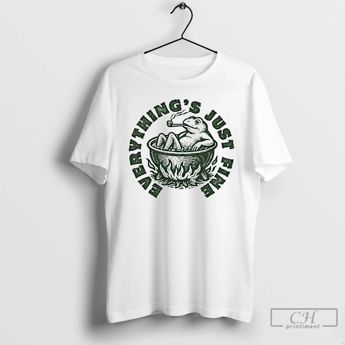 Premium Boiling Frog Everythings Just Fine T Shirts