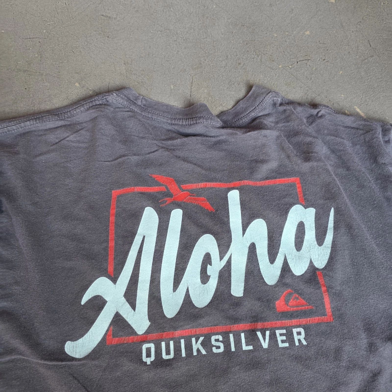 Quiksilver Surf Aesthetic Tee Shirt Preowned Size M