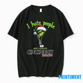 Grinch Santa Hat I Hate People But I Love My Cincinnati Bearcats Christmas Logo Clothing