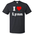 I Love Lynn T shirt I Heart Lynn Tee