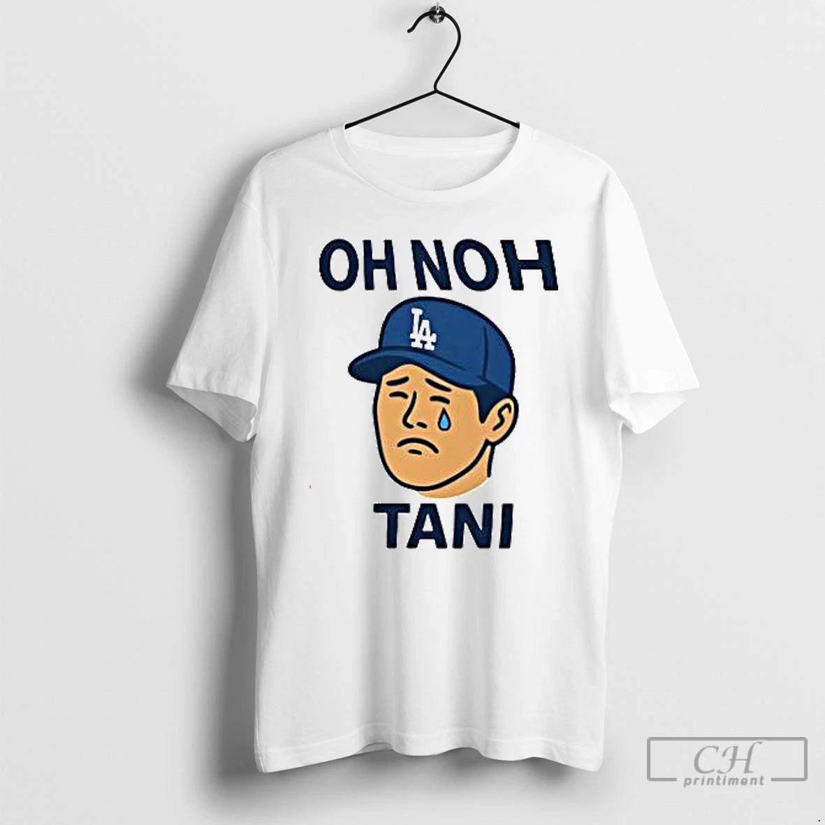 Premium Ohtani Oh Noh Tani Cry Cartoon T Shirts