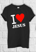 I Love Jesus Christianity Retro T shirt Men Women Hoodie Sweatshirt Unisex  1448