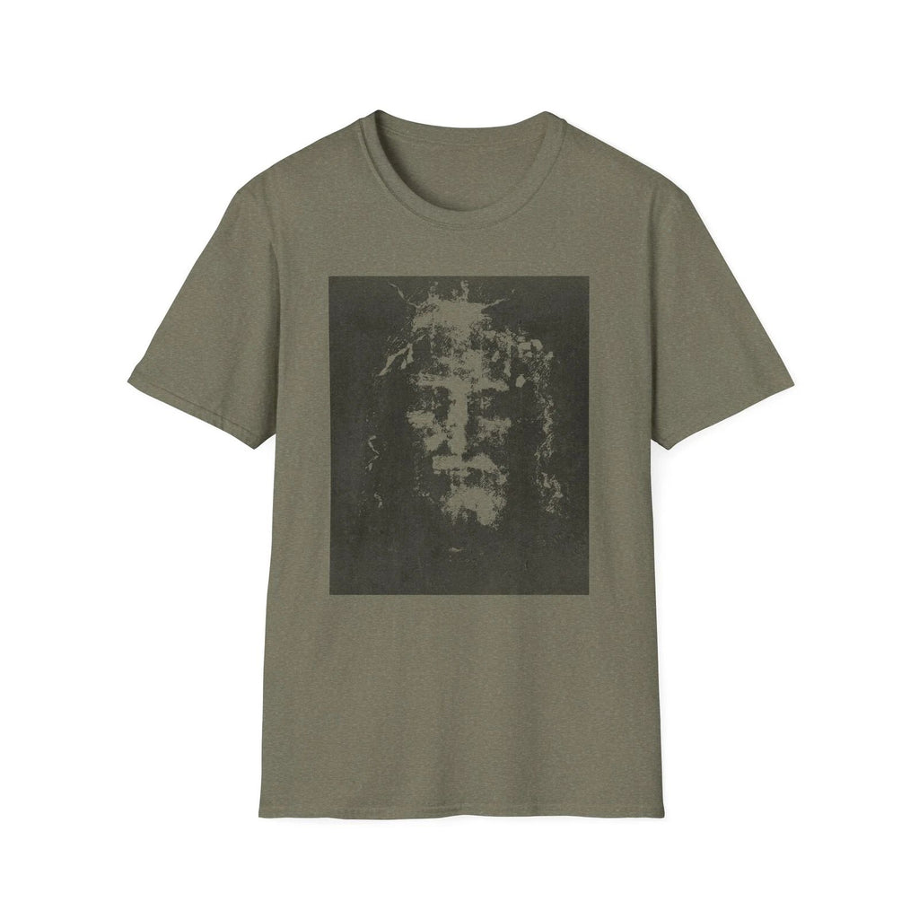 Shroud of Turin Jesus Christ Face Unisex TShirt Christian Faith Tee Shirt