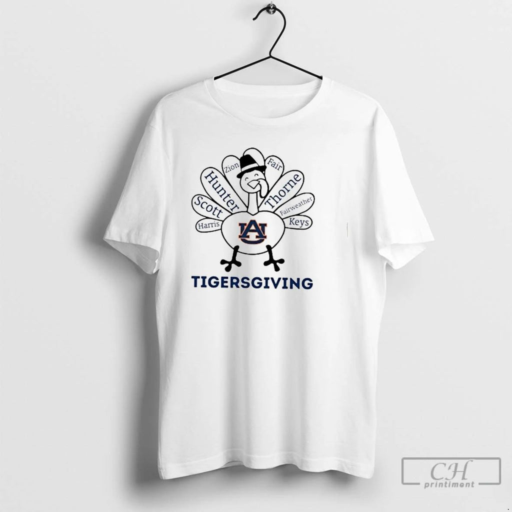 Premium Tigersgiving Auburn Tigers X Thanksgiving T Shirts