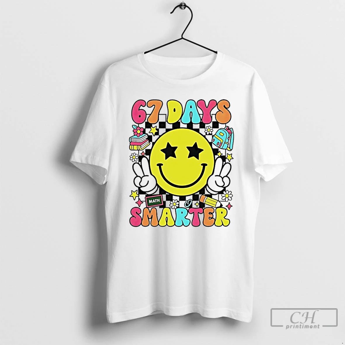 Premium 67 Days Smarter Students Teacher T Shirts