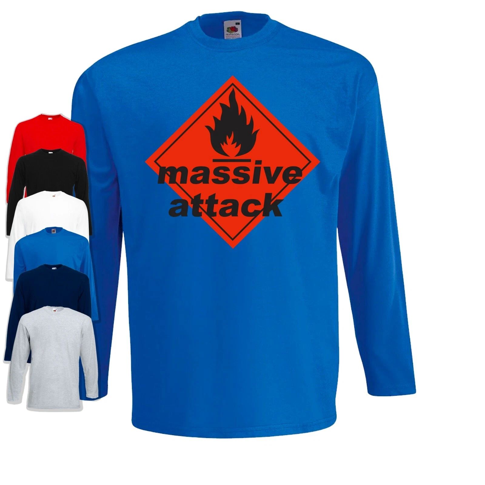 Massive Attack Long Sleeve TShirt | Blue Lines | Bristol | Trip Hop | Rap Tricky