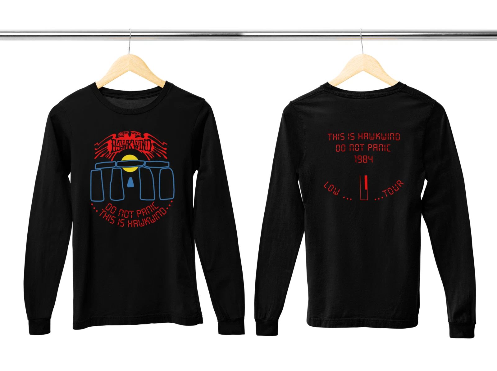 Hawkwind - Don't Panic Long Sleeve T-Shirt
