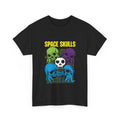 Space Skulls T-Shirt | Neon Skull Astronomy Graphic Shirt, Cool T-Shirt, Gift