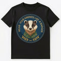 Charming Badger Kindness Humor Motivational Design Unisex T-Shirt