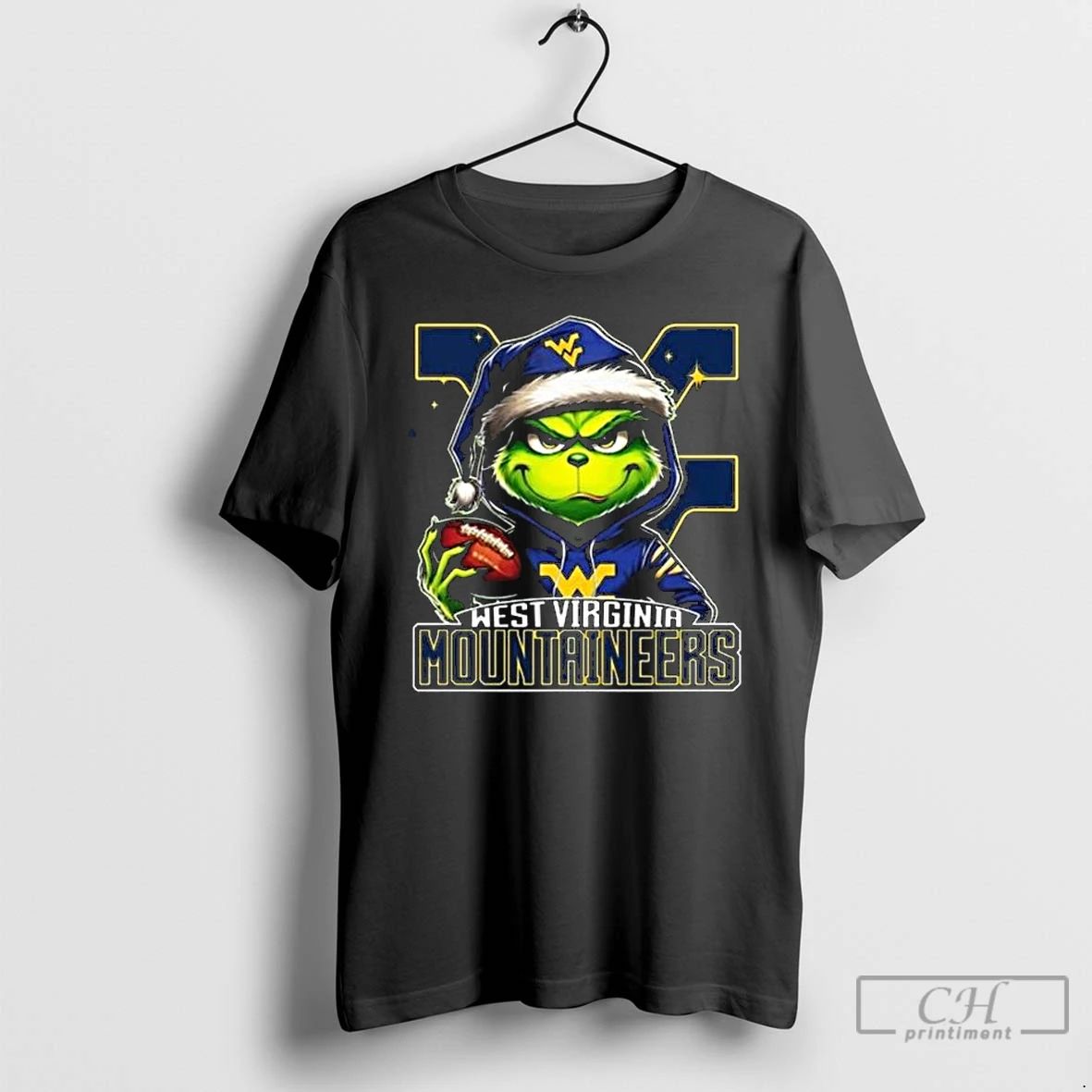 Classic The Grinch X West Virginia Mountaineers Football 2025 Long Sleve T Shirts