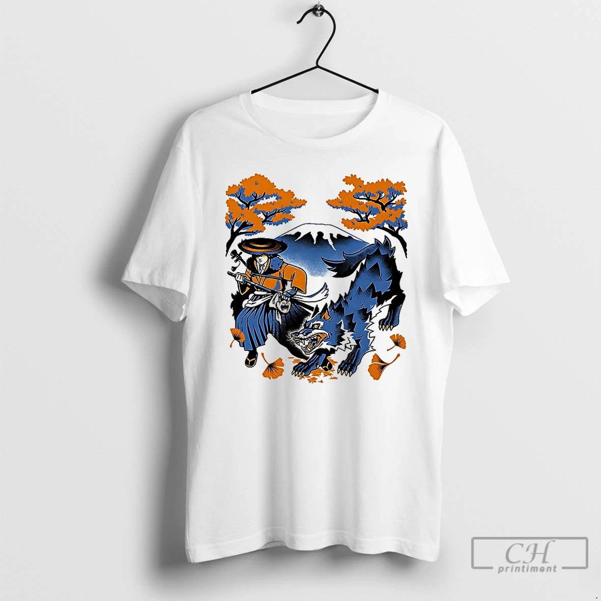 Classic Atsu Onna Musha Ghost Of Yotei Video Game Character Japanese Style T Shirts