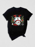Cute Snowman Shirt, Christmas Tree Shirt, Cute Christmas Shirt, Snowman Shirt, S