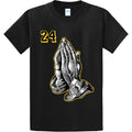 NEW Streetwear on Demand LEGEND PRAYING HANDS BLACK Tee Shirt SM-3XL MADE IN USA