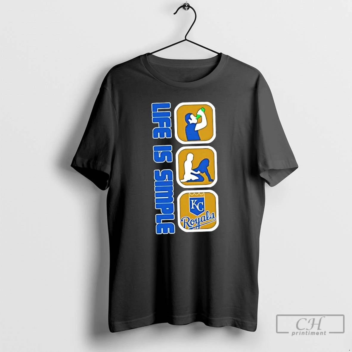 Classic Kansas City Royals Baseball Life Is Simple T Shirts