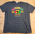 Bahamas Surf Graphics Dark Gray Cotton T-shirt Mens XL