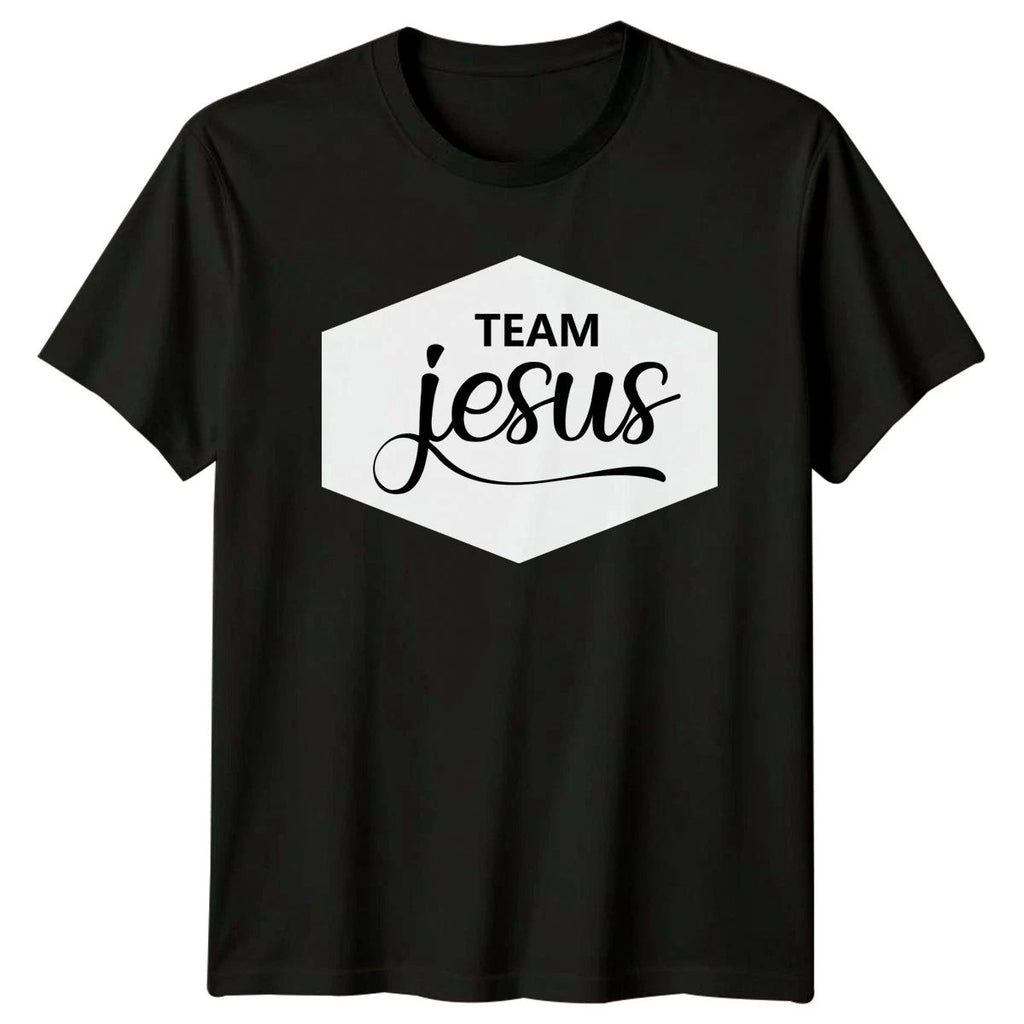 Team Jesus T-Shirt Religious Christian Birthday Gift For Him And Her