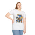 Cat Tarot Mystic Surreal Fantasy Clouds Dreamscape Unisex Softstyle T-Shirt