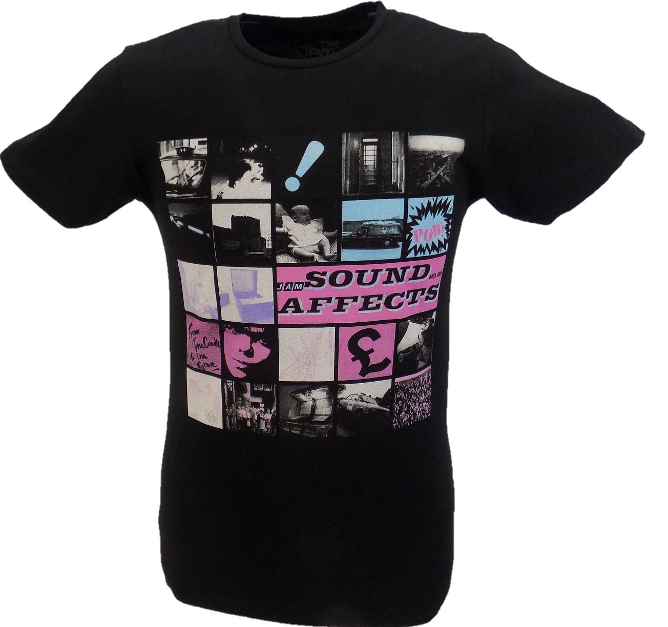Mens The Jam Black Sound Affects Official  T Shirt