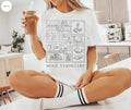 Word Traveller Comfort Tee Shirt Travel Lover Gift Soft Cotton Top