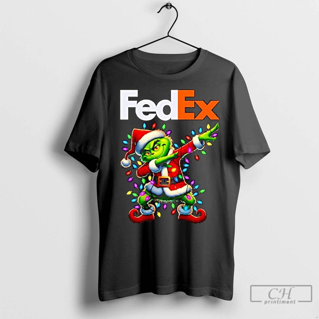 Classic Fedex X Grinch Dabbing Merry Christmas Ornaments
