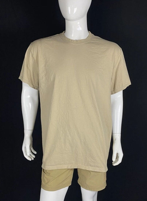 5.11 TACTICAL Beige T Shirt, A Grade, Men's Size 2XL
