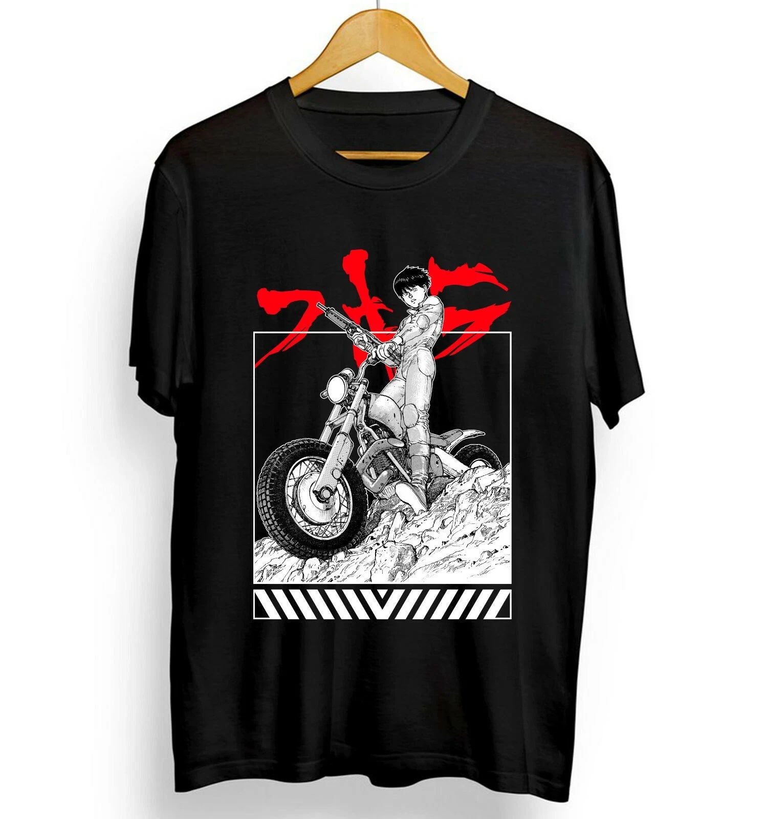 AKIRA "LOGO" Unisex T-SHIRT NEW Akira Tee Akira Akira Anime Shirt Black
