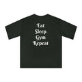 Eat Sleep Gym Repeat Motivational T-Shirt