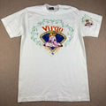 Vintage Virgo Zodiac Astrology Horoscope T Shirt Mens M White 90s Made USA
