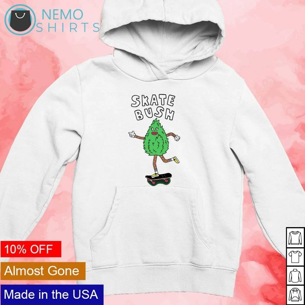 Skate Bush Cartoon Character skateboarding shirt
