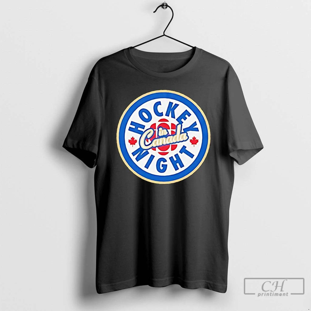 Classic Hockey Night In Canada Logo T Shirts