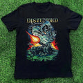 VTG Disturbed Band Album Heavy Cotton Black T Shirt S-5XL CS716
