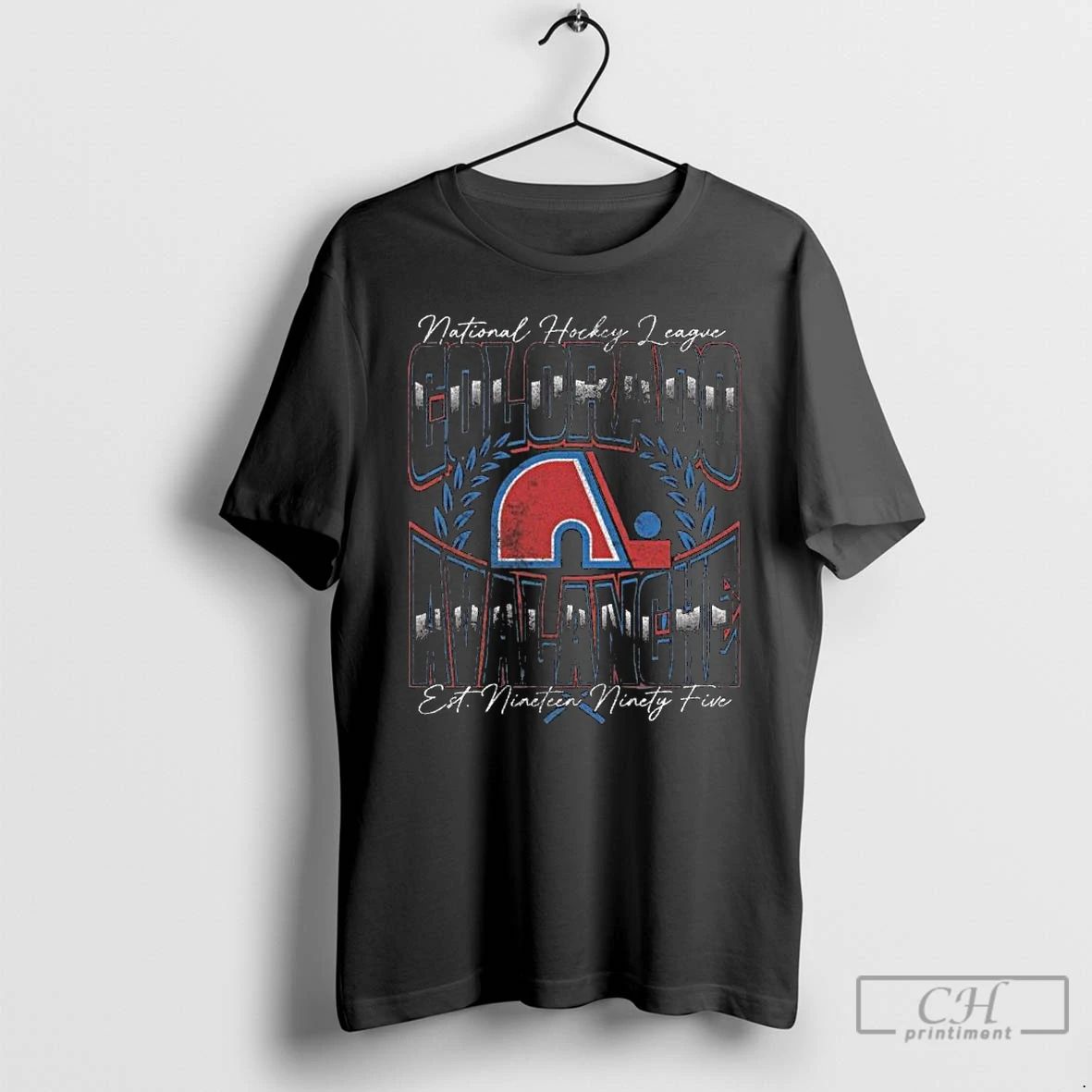 Classic Colorado Avalanche Heritage Graphic 2025 Long Sleve T Shirts