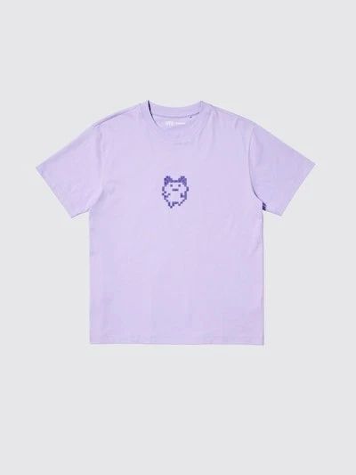 Tamagotchi UNIQLO UT  T-Shirts Japan Mametchi PURPLE