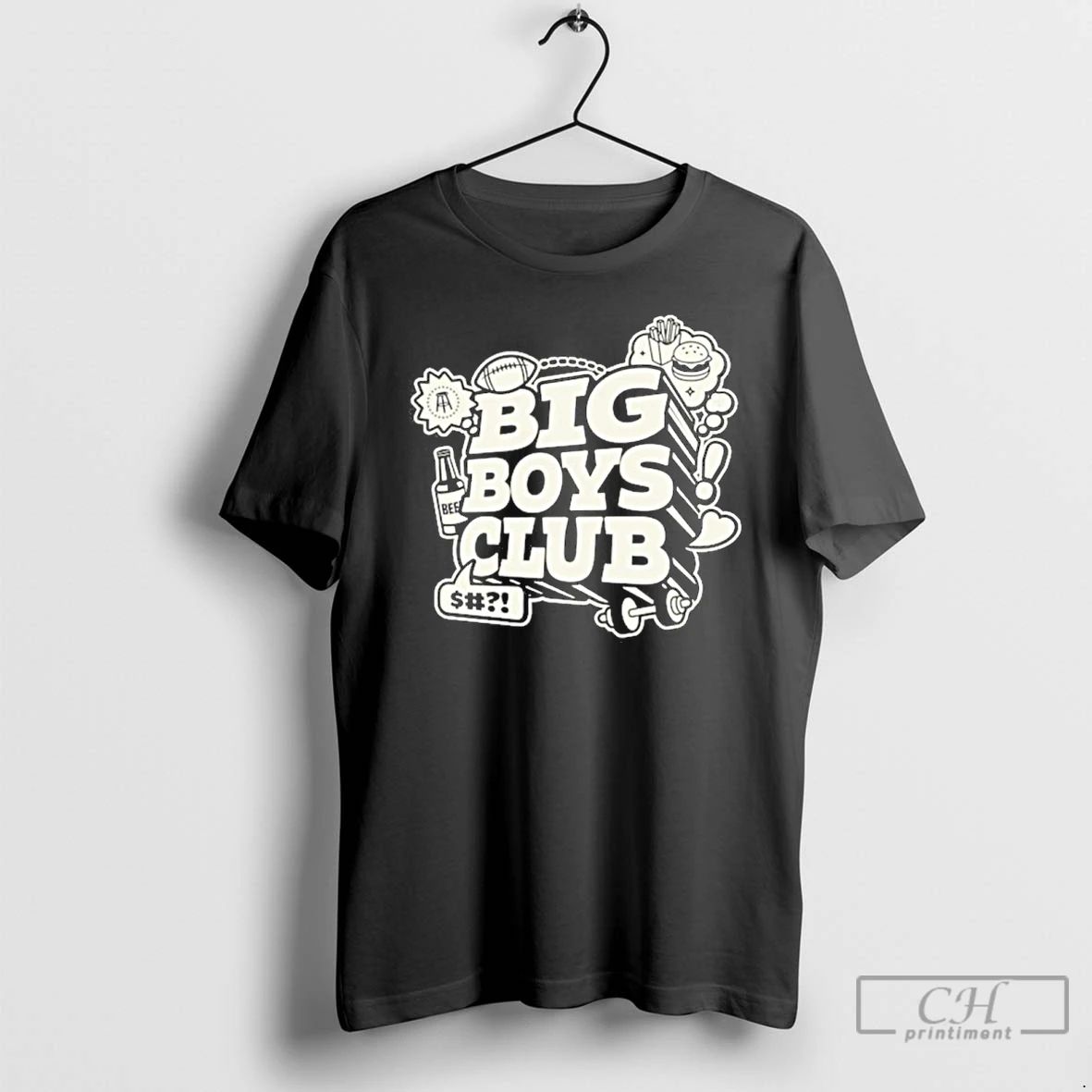 Classic 2025 Big Boys Club Big Boy T Shirts