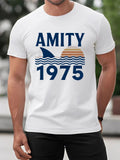 Amity 1975 T-Shirt, Shark Week Shirt, Retro Beach Thriller Tee, Unisex Tee Top