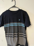 Hurley T-Shirt Men's Short Sleeve Logo Tee Fit Crew Neck White Medium Graphic