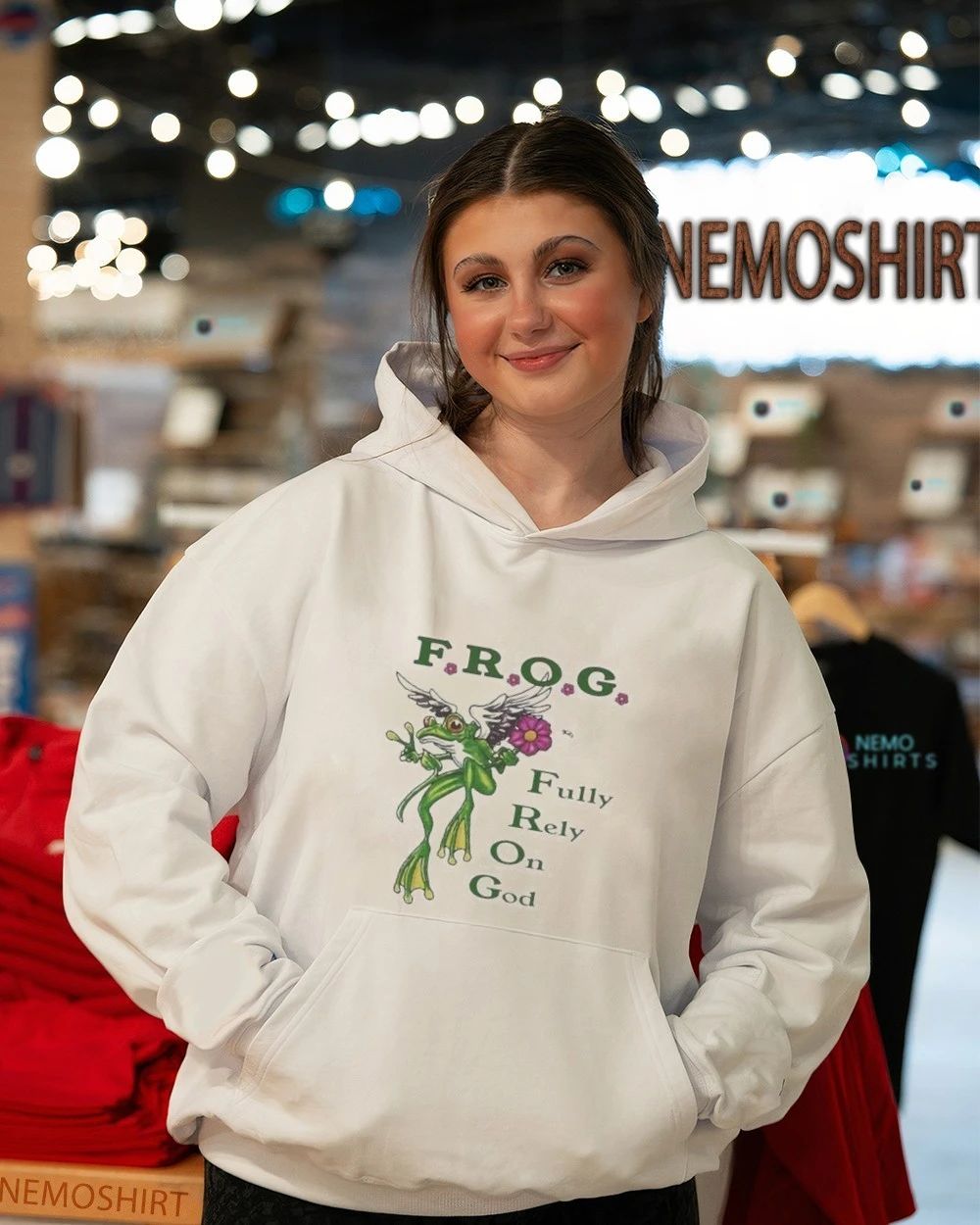 Frog Fully rely on God T-shirt