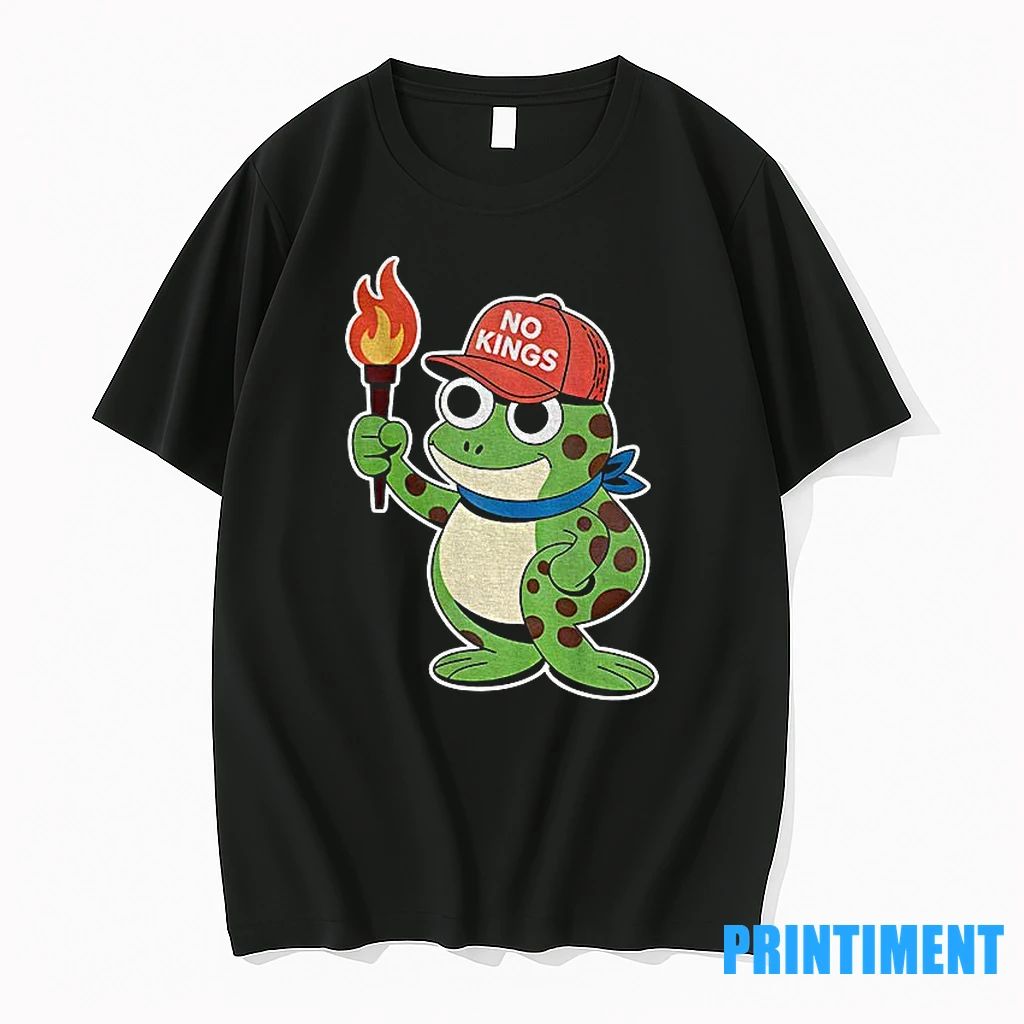 Anti Ice Frog No Kings Portland Protest Vintage Tshirts Sweater
