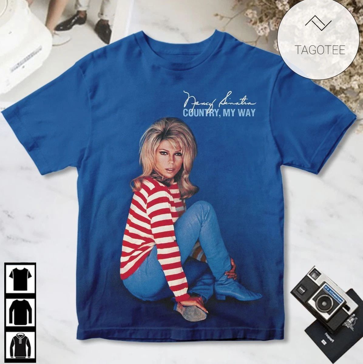 Nancy Sinatra Country My Way Album Cover AOP T-Shirt