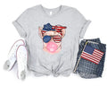 4th of July Cat Bubblegum T-Shirt