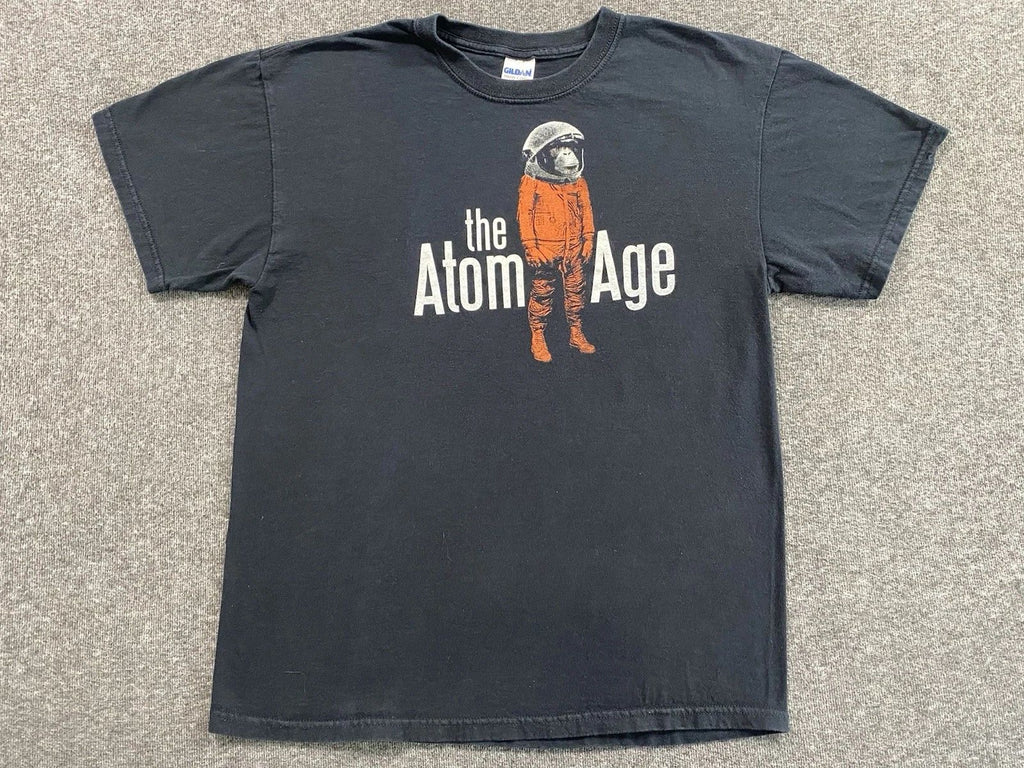 The Atom Age Punk Rock Band T-Shirt Mens Size Large Kill Surf City Rare Band Tee