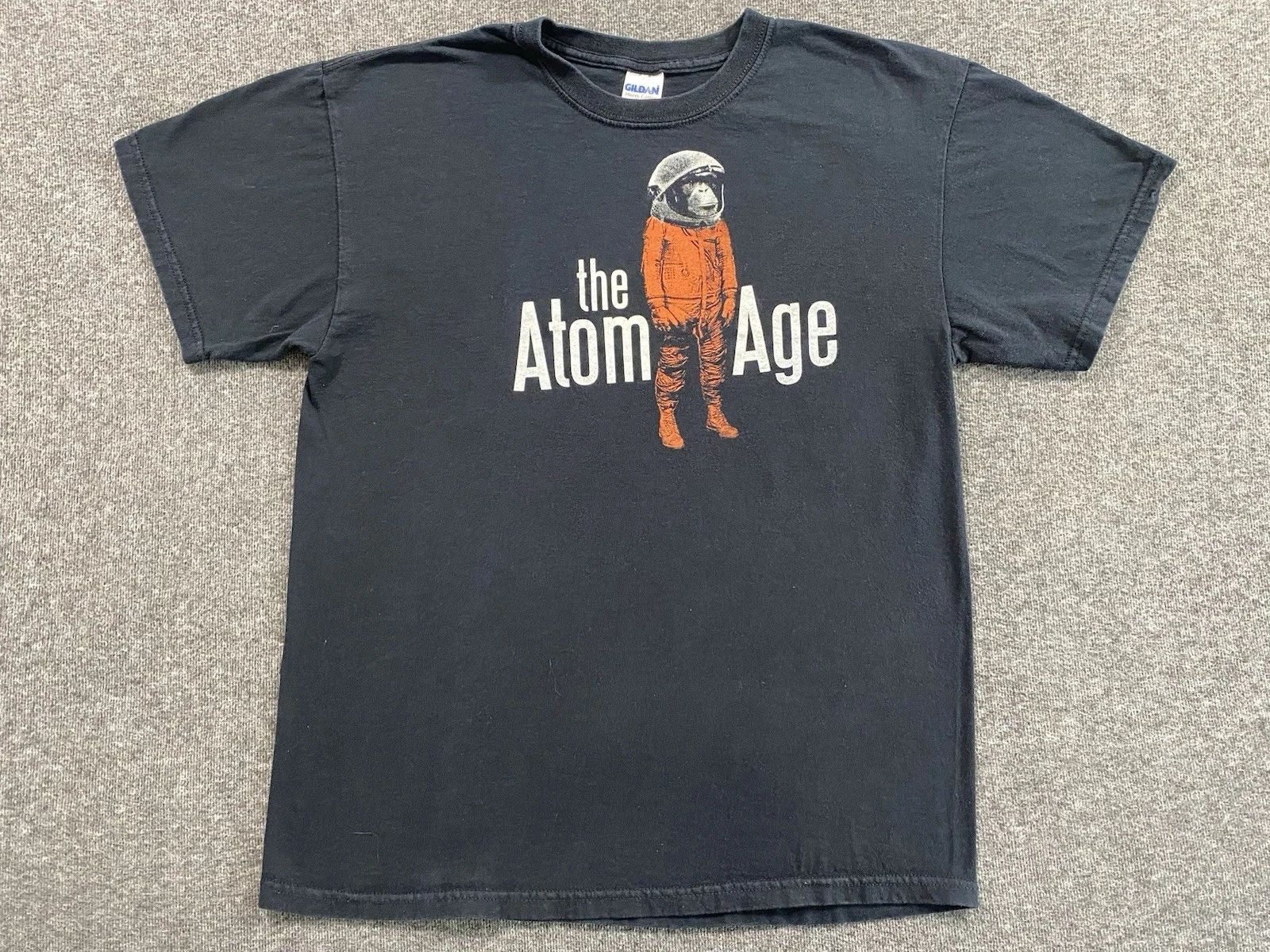 The Atom Age Punk Rock Band T-Shirt Mens Size Large Kill Surf City Rare Band Tee