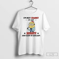 Classic Minions Im Not Cranky Im Just Seventy And Fluent In Sarcasm T Shirts