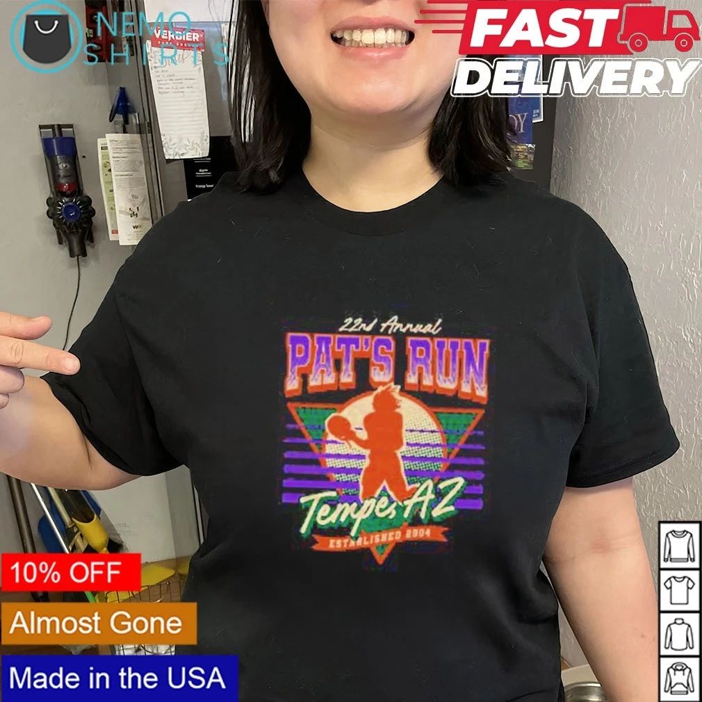 22nd Annual Pat’s Run Tempe AZ shirt