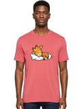 Sleeping-Giraffe-11 Mens Graphic Tee, 100% Cotton, Casual Summer Wear