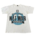 Vintage Gotcha Make Waves Not War Rehumanize 1987 T-shirt Surf Surfing