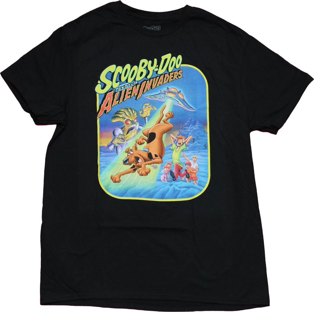 Scooby Doo  New Adult T-Shirt - And The Alien Invasion Artwork