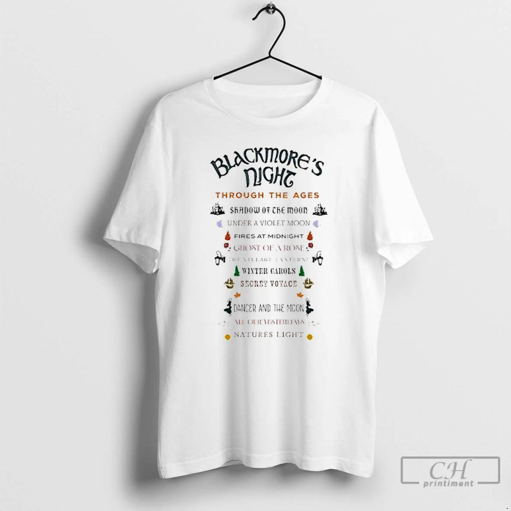 Classic Blackmores Night Through The Ages T Shirts